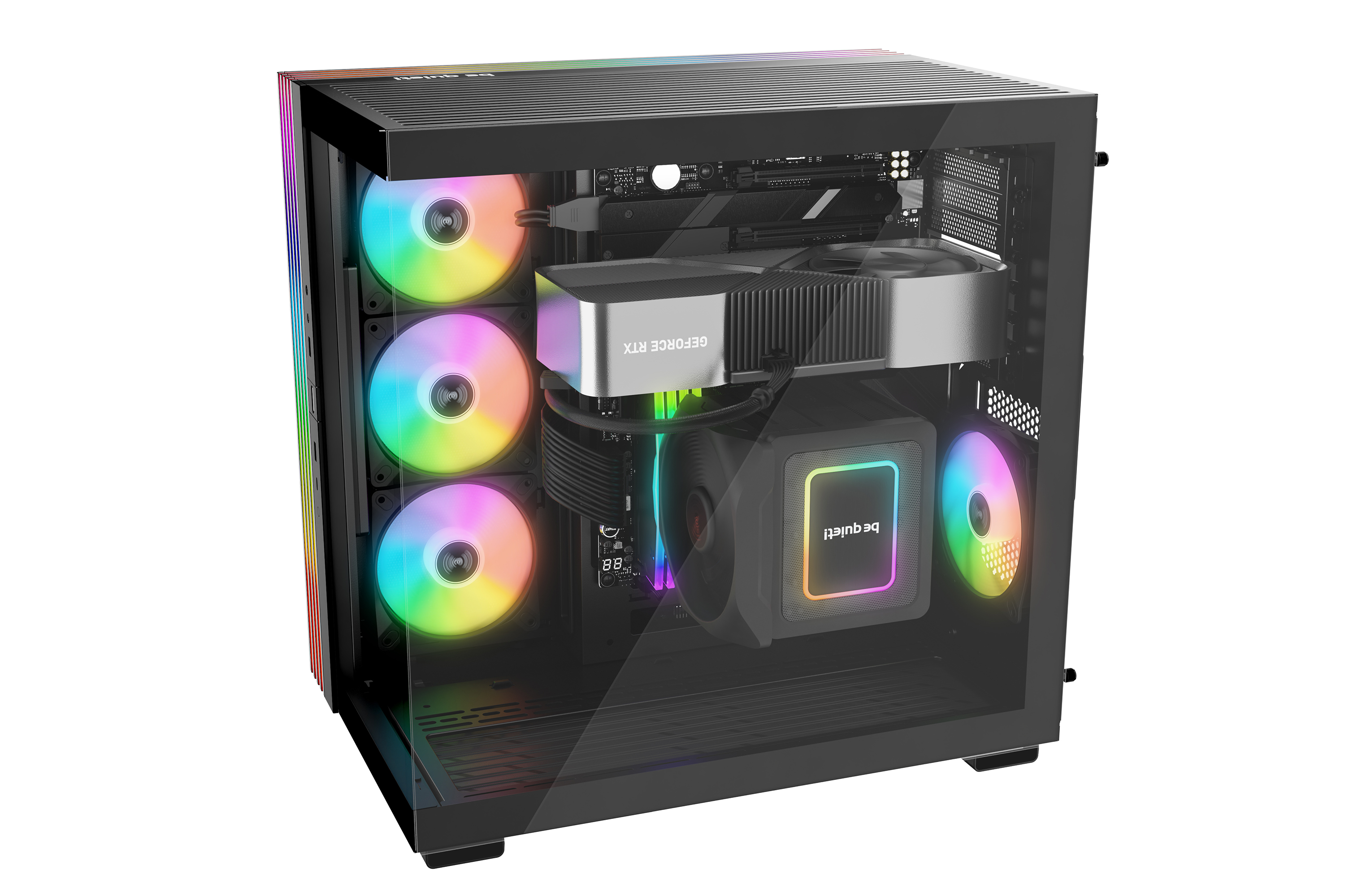 BE QUIET! LIGHT BASE 600 LX BLACK (BGW67) thumbnail 2