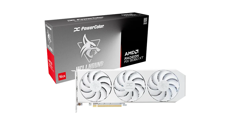RX9060XT HELLHOUND 16GB GDDR6 WHITE