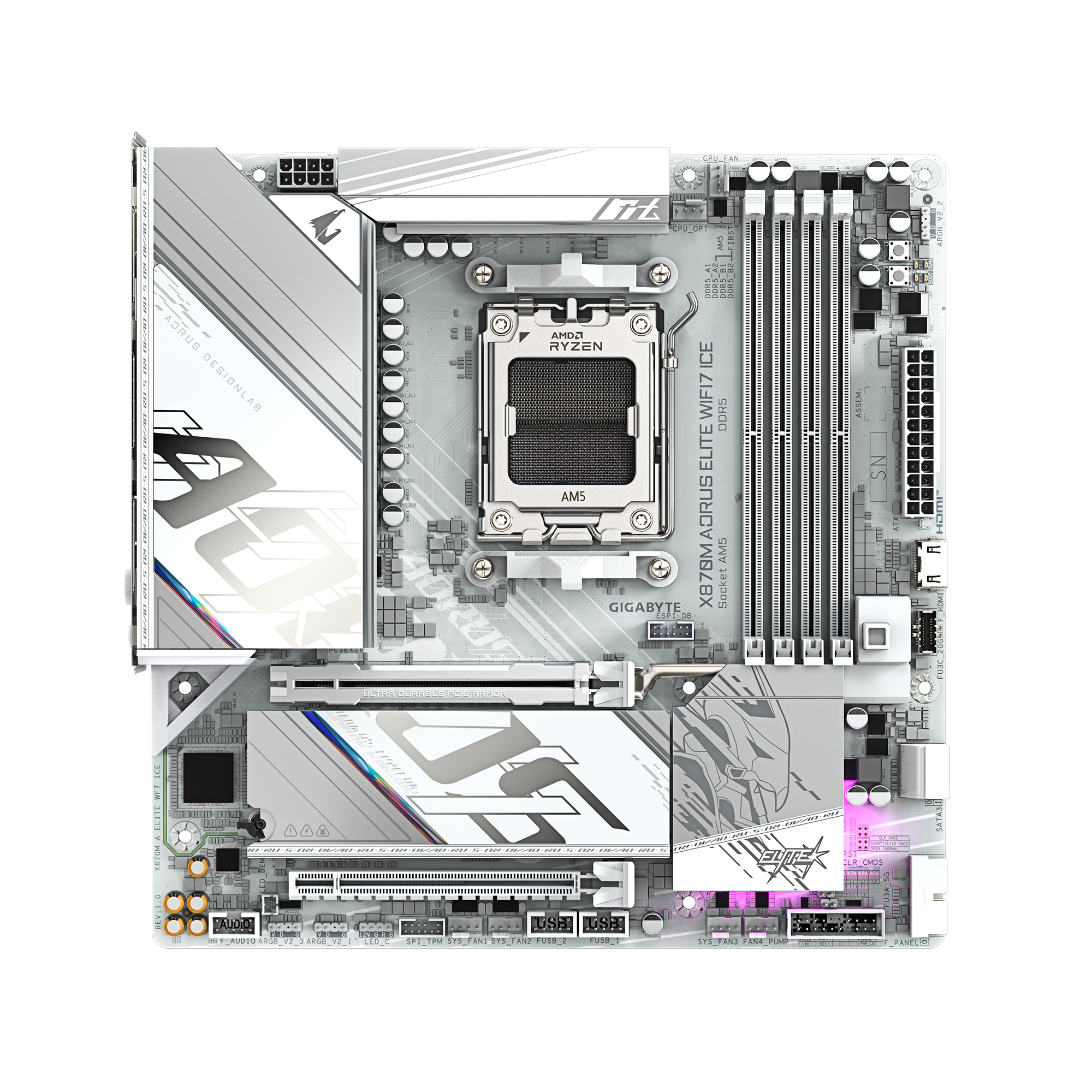 GIGABYTE X870M AORUS ELITE WIFI7 ICE thumbnail 7