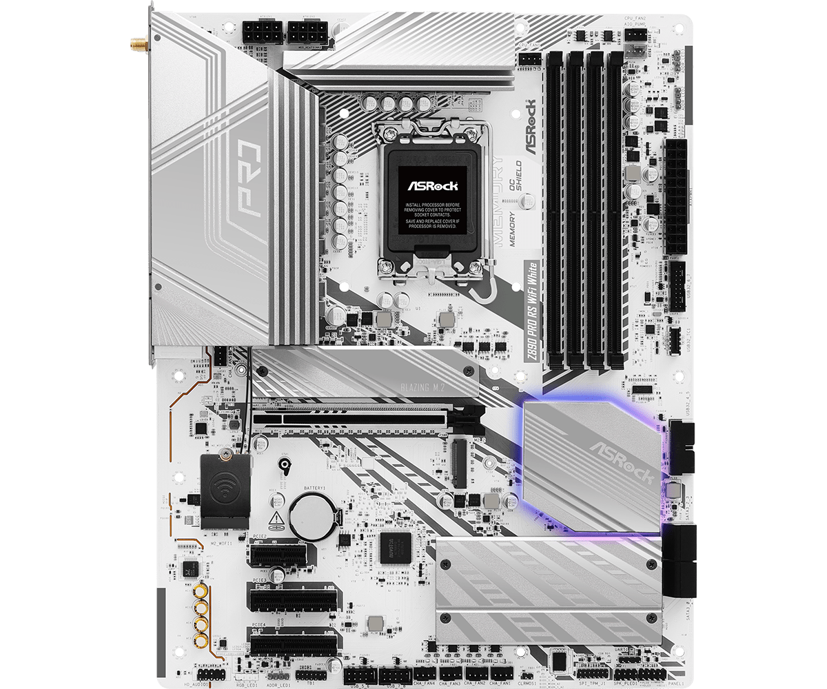 ASROCK Z890 PRO RS WIFI WHITE thumbnail 2