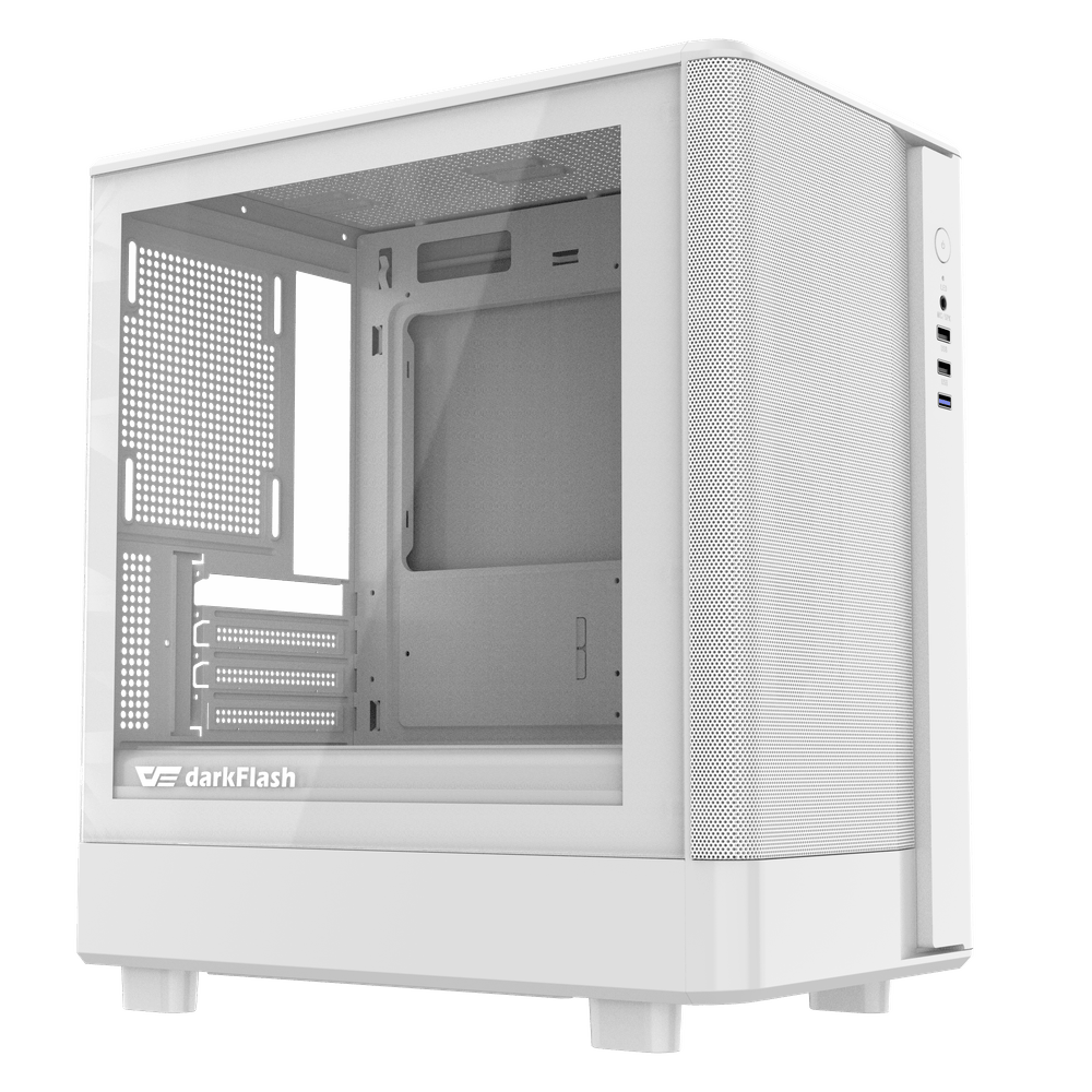 DARKFLASH DB330M MESH MATX CASE WHITE thumbnail 6