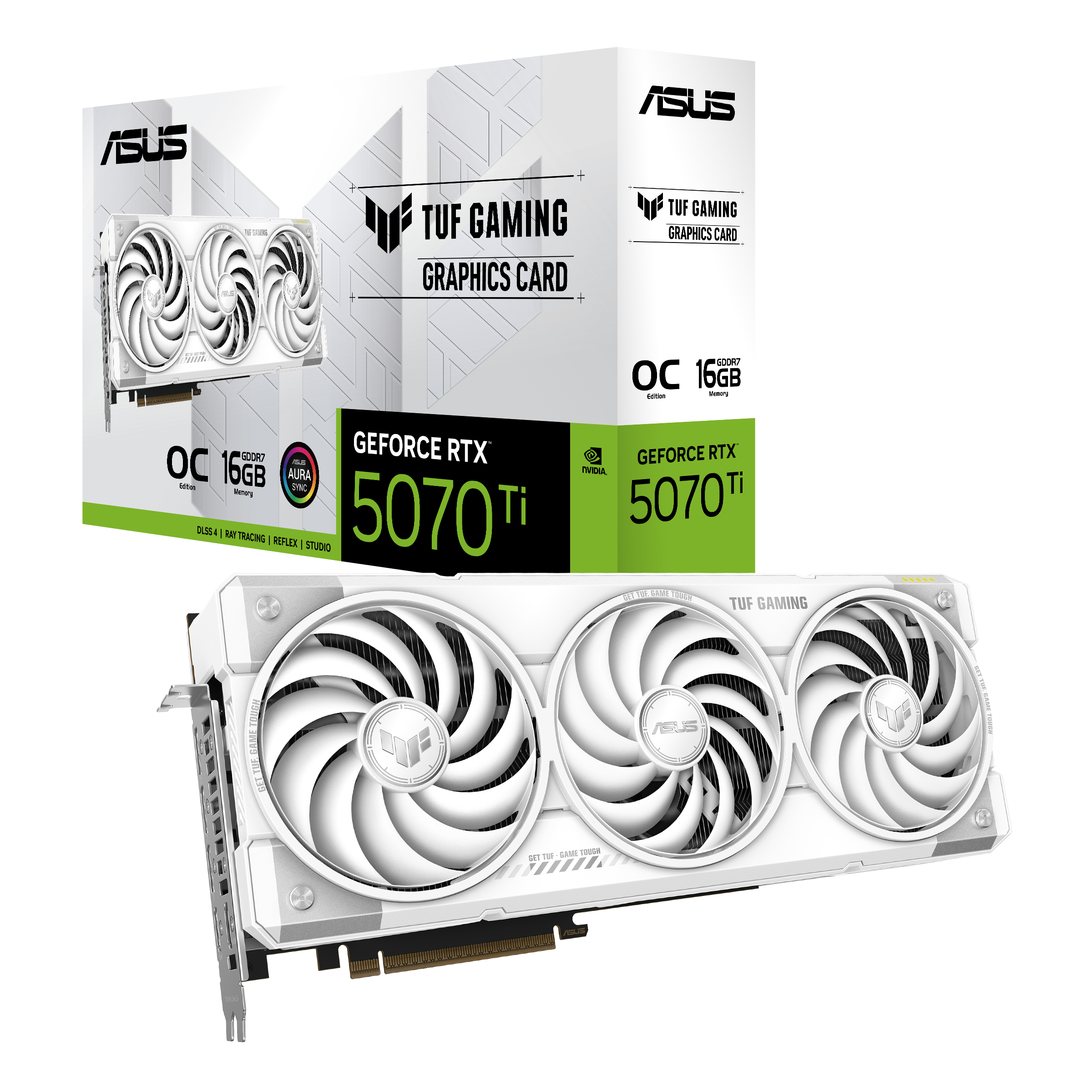 TUF GAMING RTX5070TI OC 16GB GDDR7 WHITE