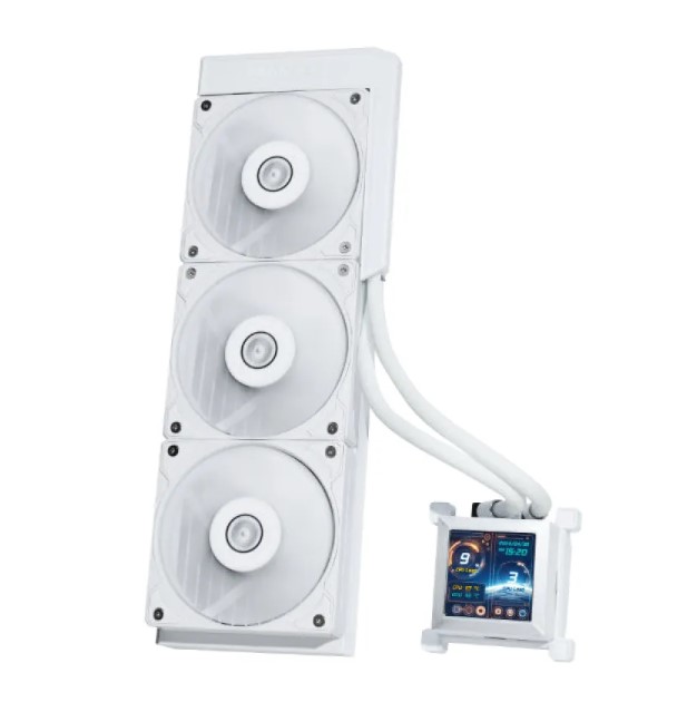 HYDROSHIFT LCD 360S AIO CPU WATER COOLER WHITE