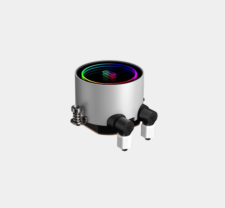 PC COOLER DA360 ARGB HIGH PERFORMANCE AIO CPU COOLING WHITE thumbnail 2