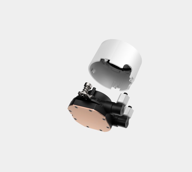 PC COOLER DA360 ARGB HIGH PERFORMANCE AIO CPU COOLING WHITE thumbnail 4
