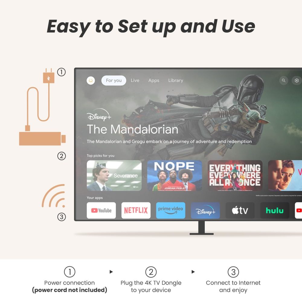 YABER LEAP-S2 4K Google TV Dongle thumbnail 4