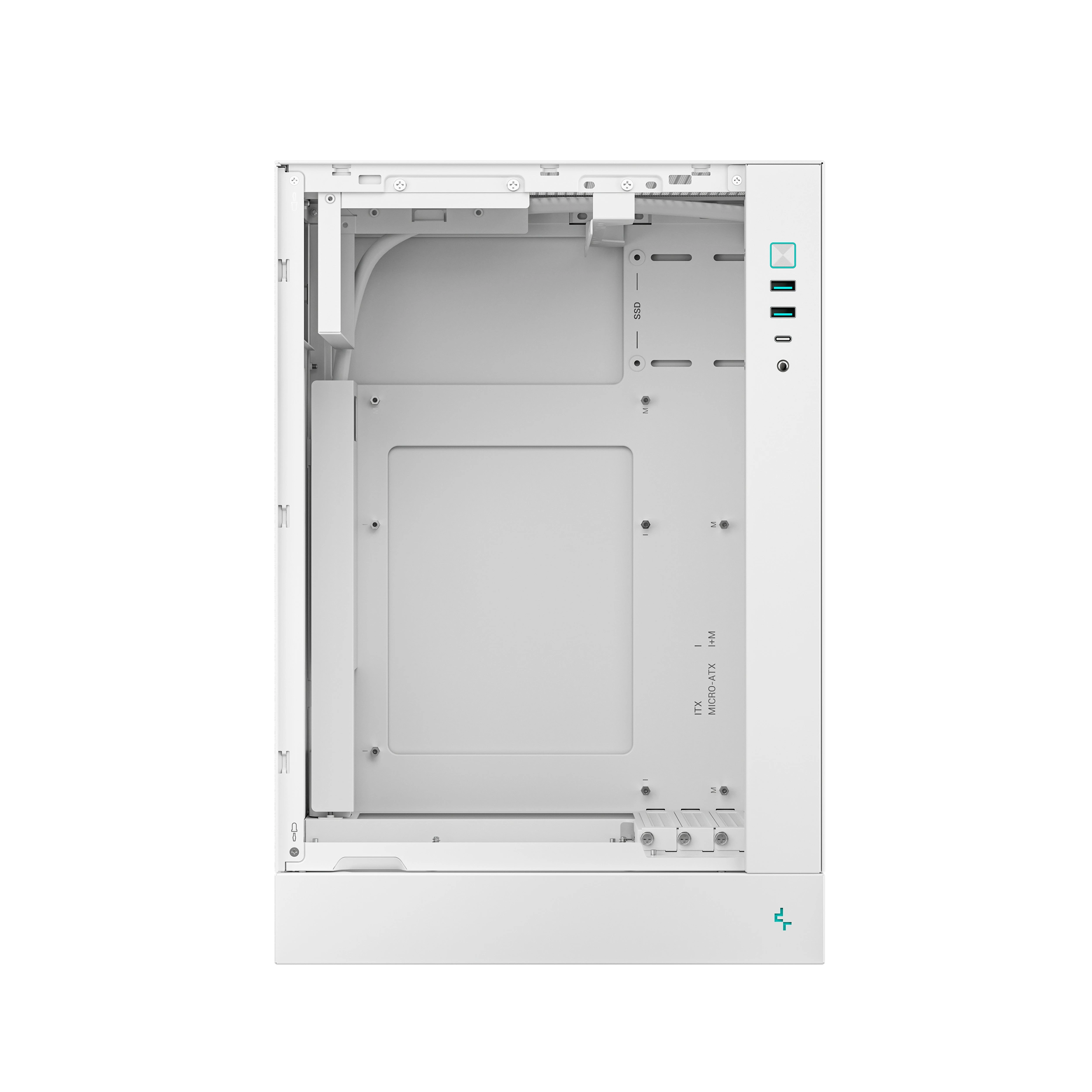 DEEPCOOL CH170 PLUS MATX CASE WHITE thumbnail 10
