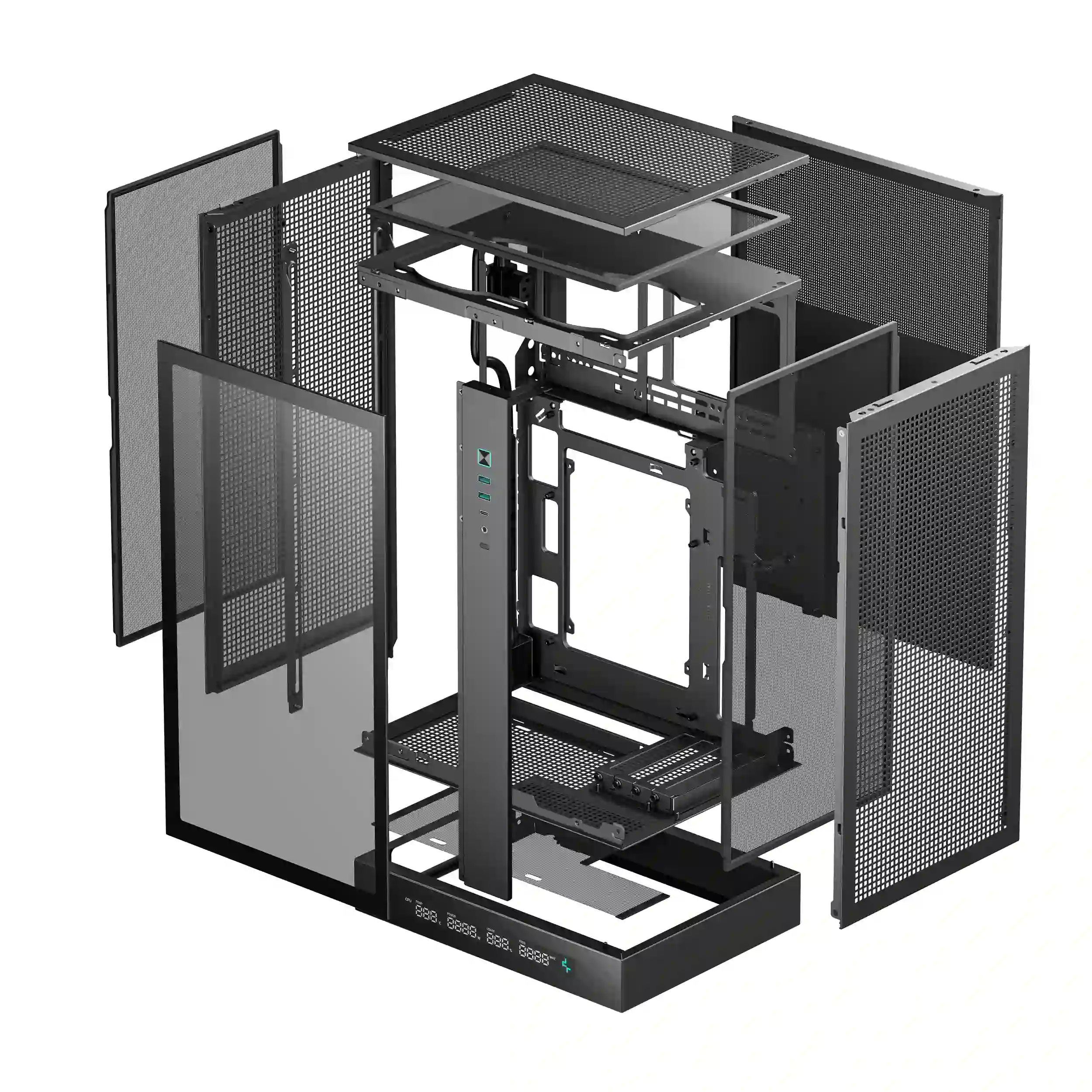DEEPCOOL CH270 DIGITAL MATX CASE BLACK thumbnail 10