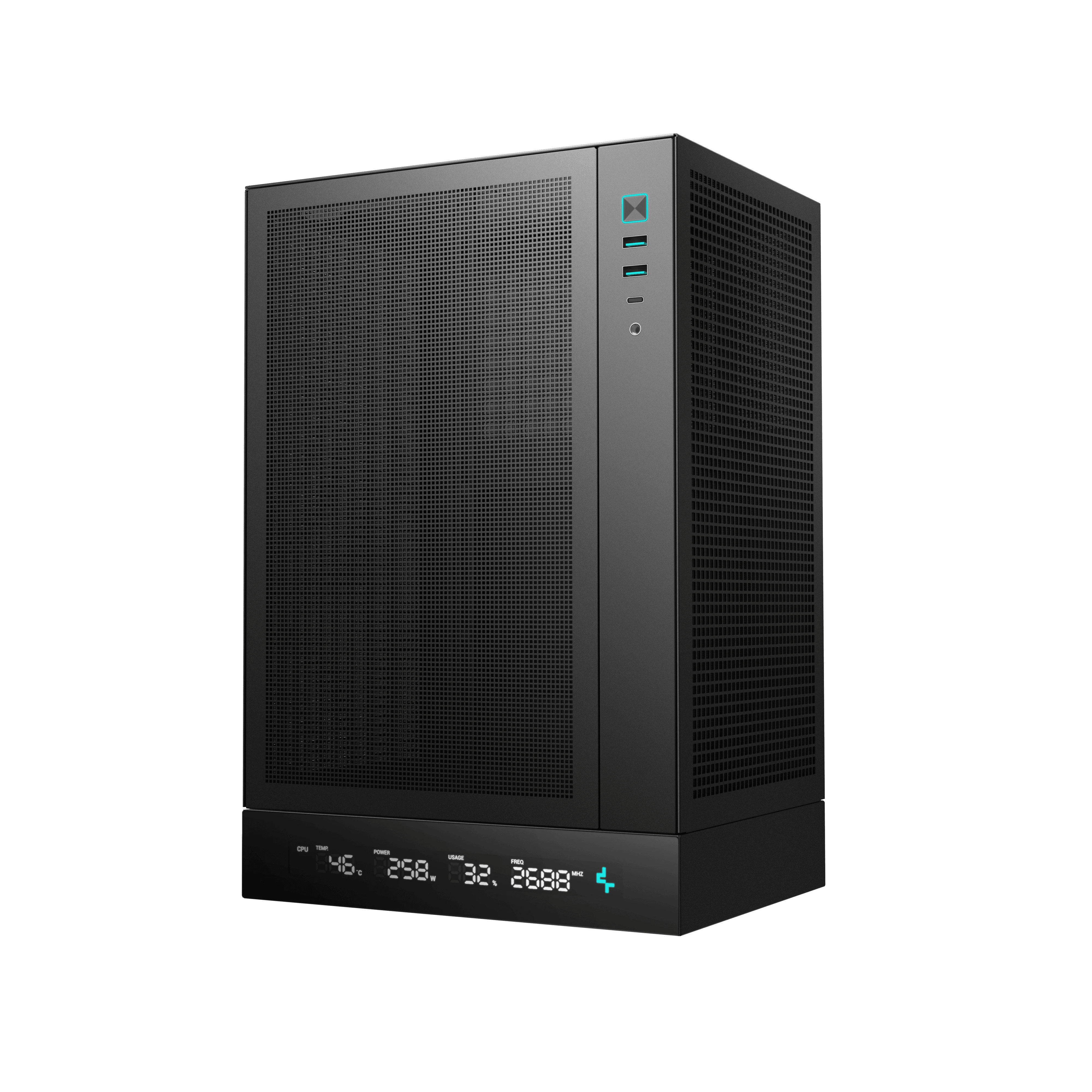 DEEPCOOL CH170 DIGITAL ITX CASE BLACK thumbnail 3
