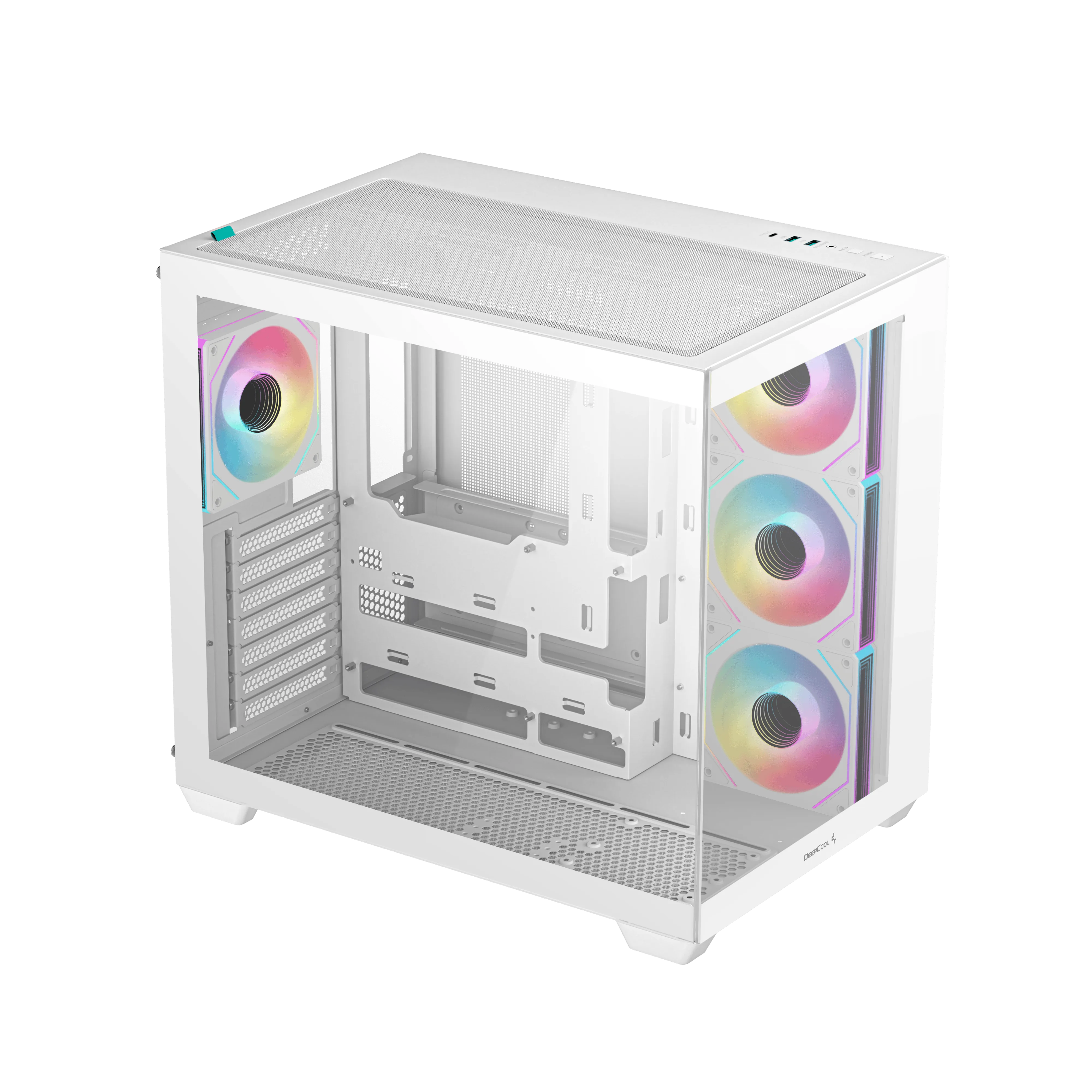 DEEPCOOL CG530 4F ATX CASE WHITE thumbnail 2