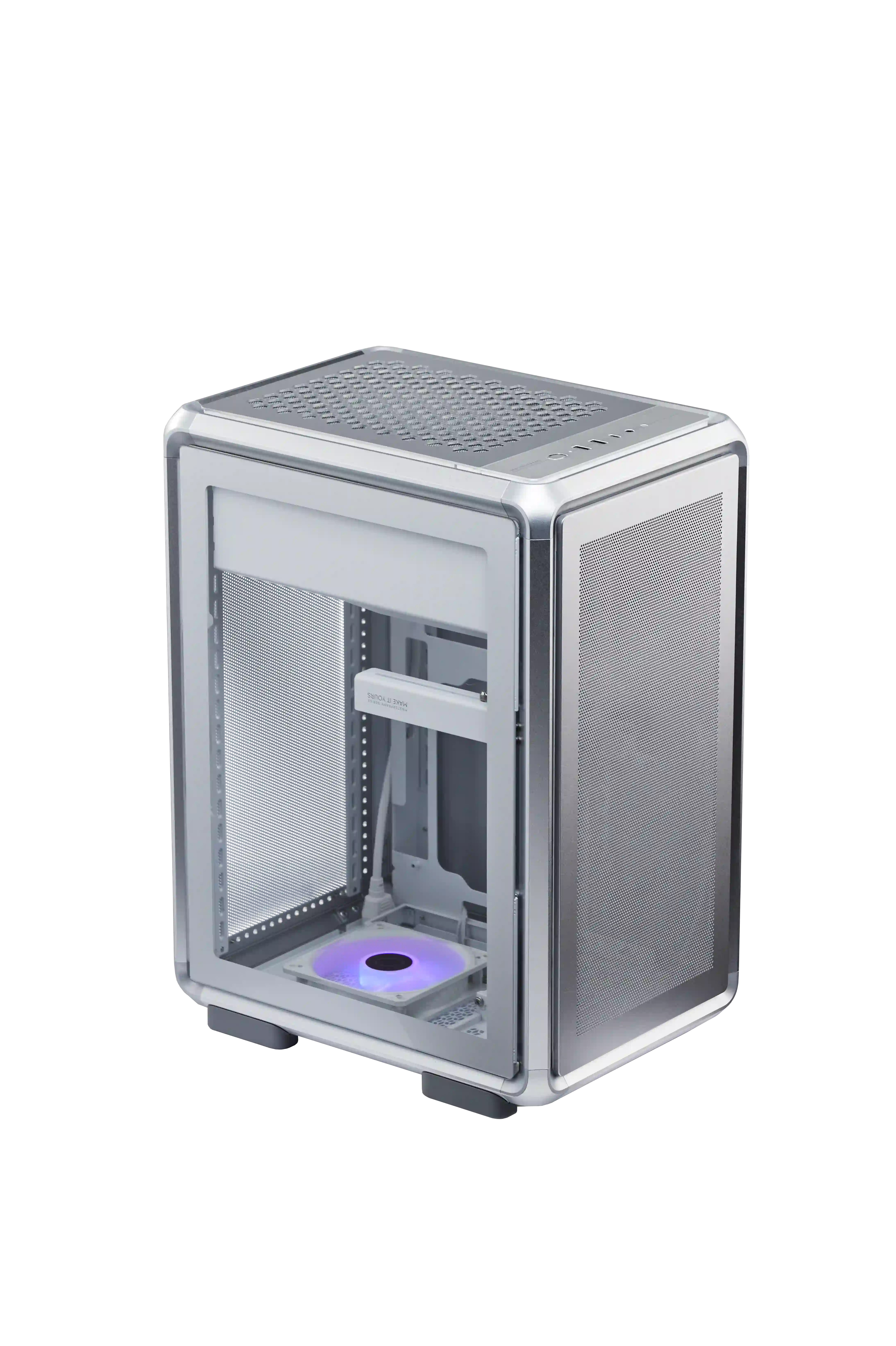 COOLER MASTER MASTERFRAME 400 MESH MATX CASE SILVER thumbnail 2