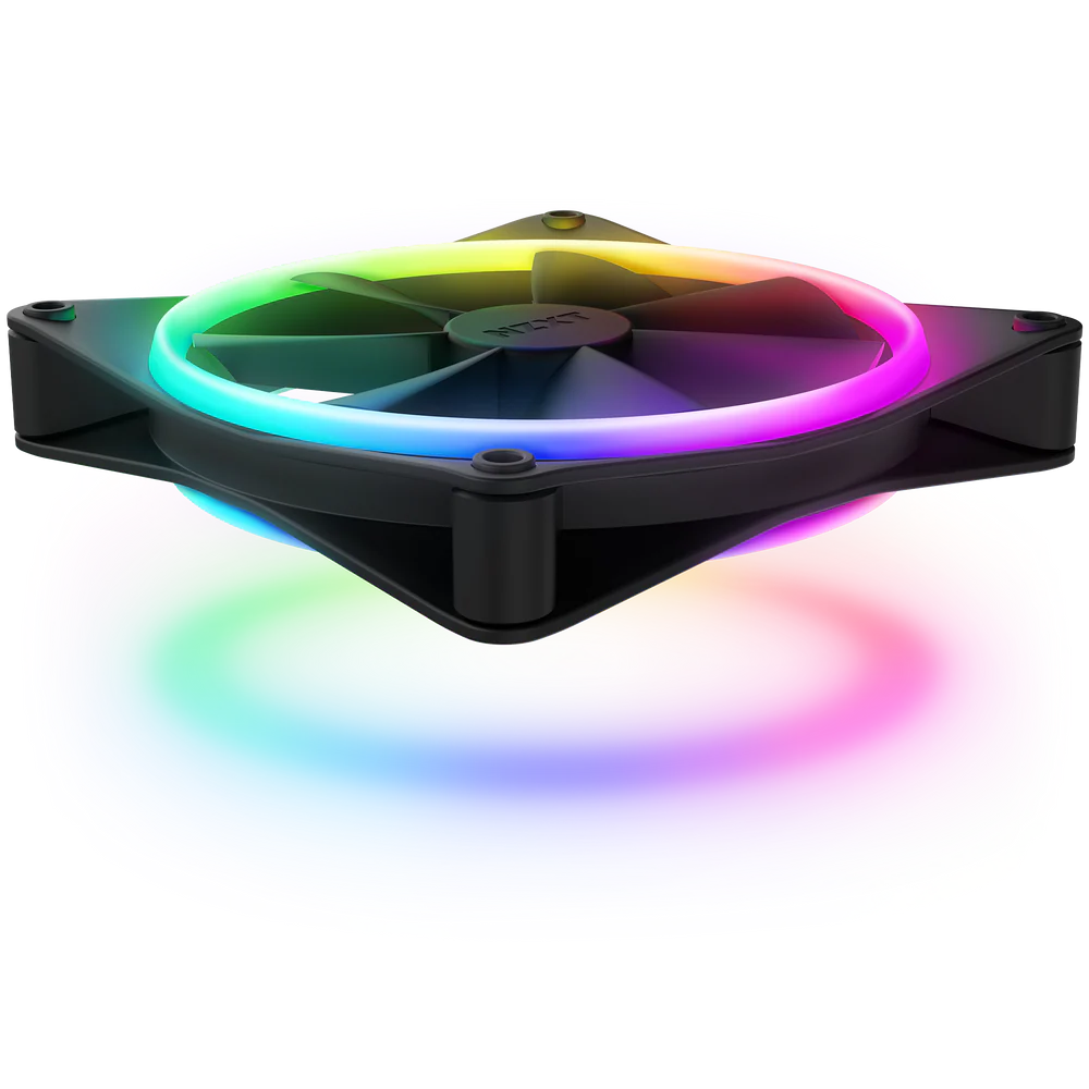 NZXT F140 RGB DUO DOUBLE PACK 140MM FAN BLACK thumbnail 2