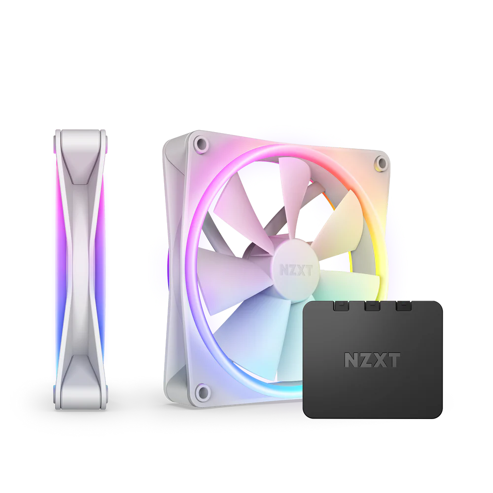 F140 RGB DUO DOUBLE PACK 140MM FAN WHITE