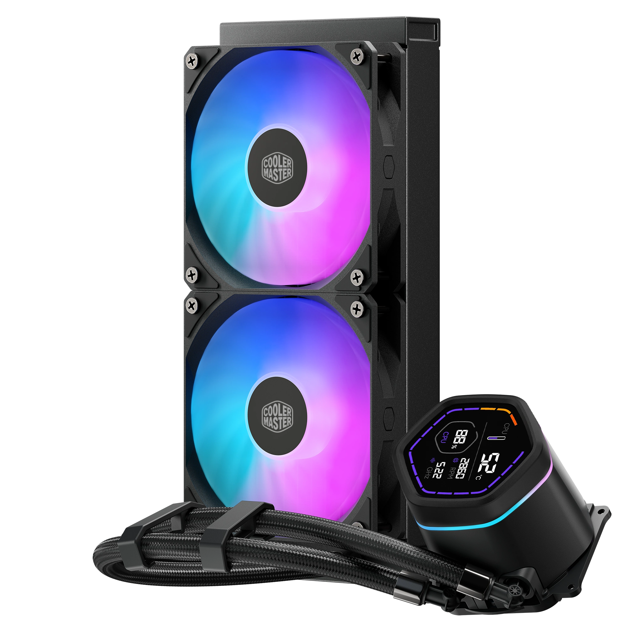 COOLER MASTER MasterLiquid ML240 Core Nex Digital Black thumbnail 2