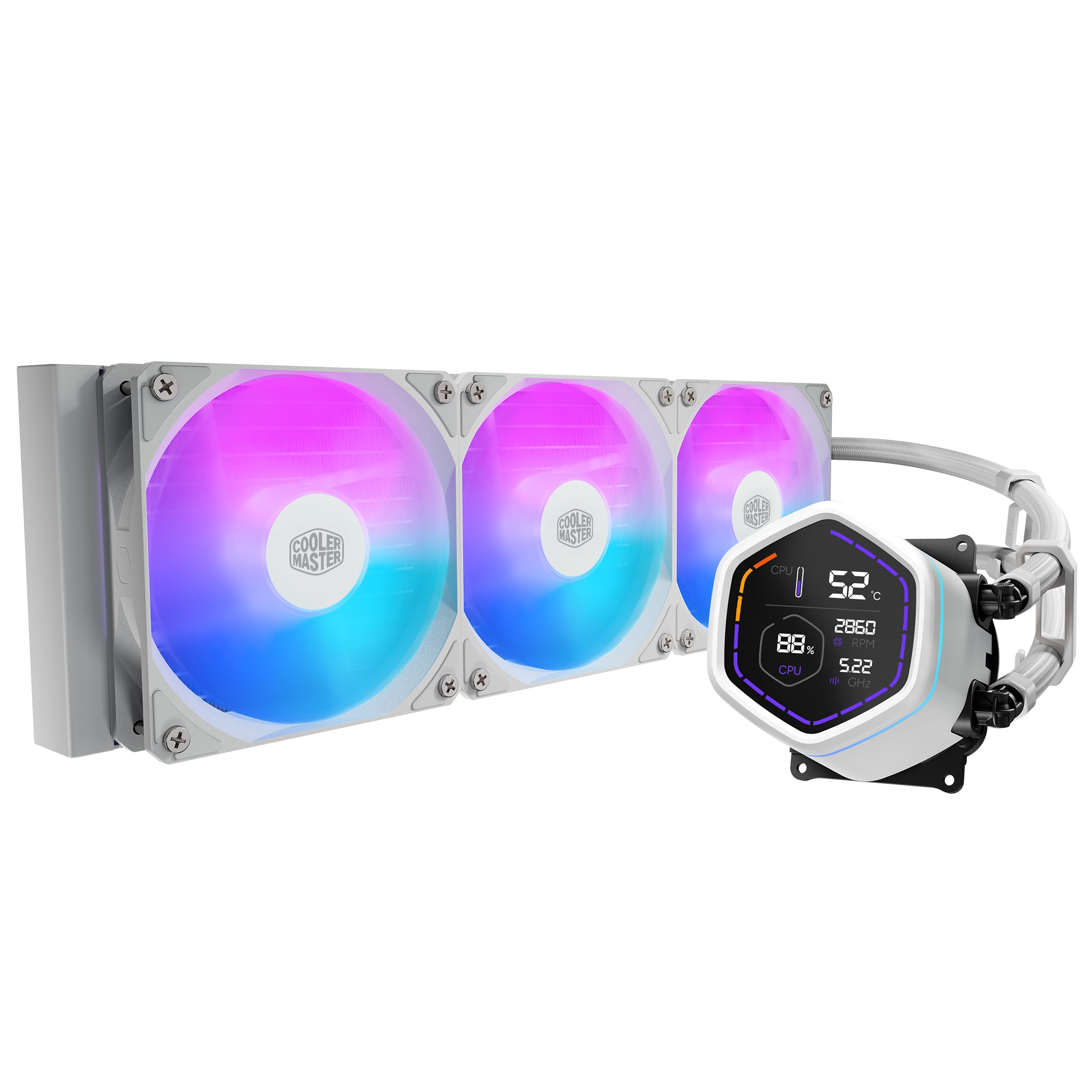 MasterLiquid ML360 Core Nex Digital White