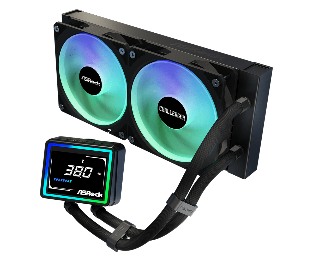 ASROCK CHALLENGER 240 DIGITAL ARGB BLACK thumbnail 2
