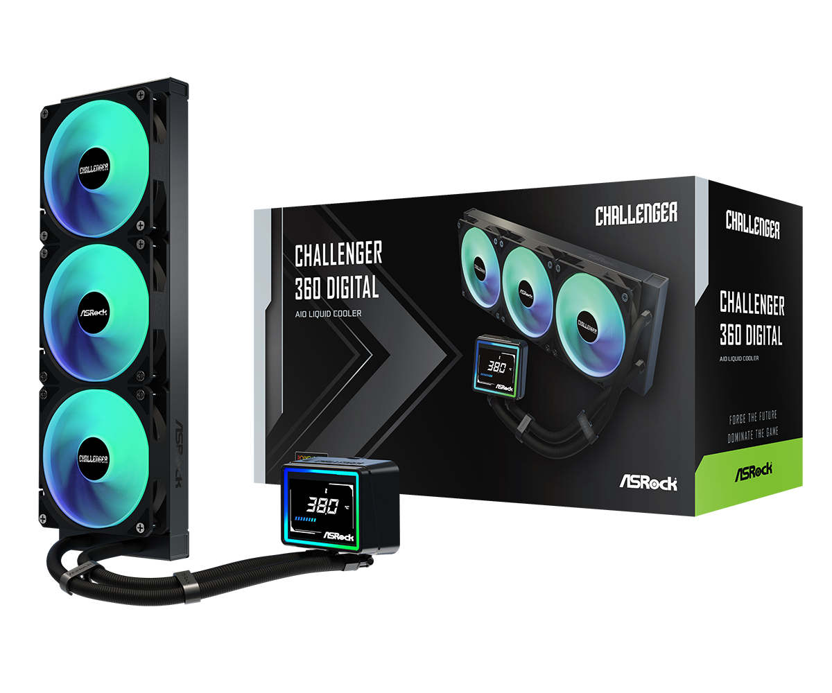 ASROCK CHALLENGER 360 DIGITAL ARGB BLACK