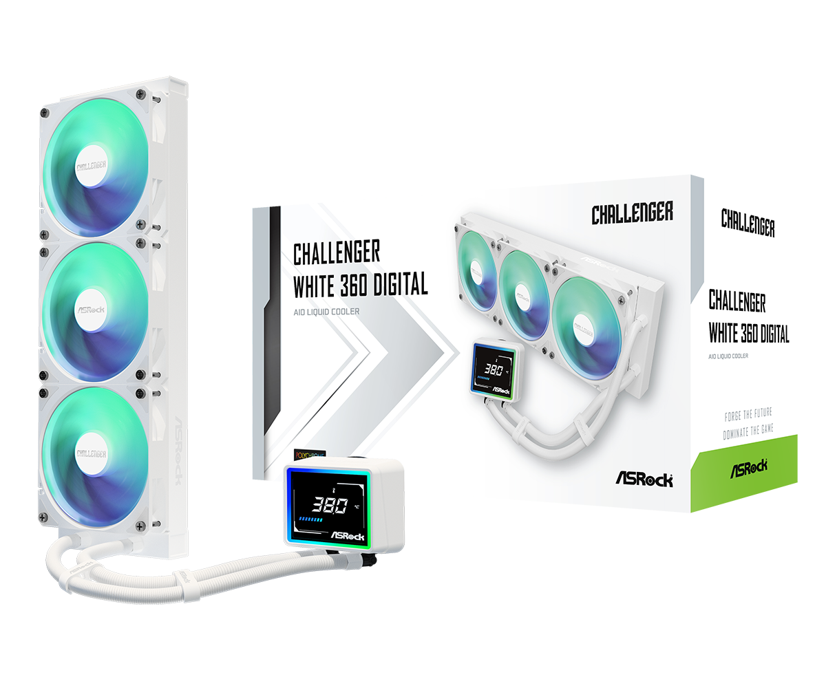 ASROCK CHALLENGER 360 DIGITAL ARGB WHITE