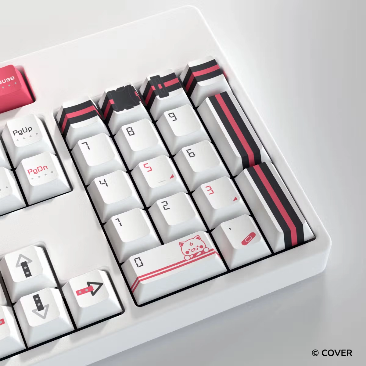 HYTE Sakura Miko Keycap Set and Desk Pad Bundle(WHITE) thumbnail 8