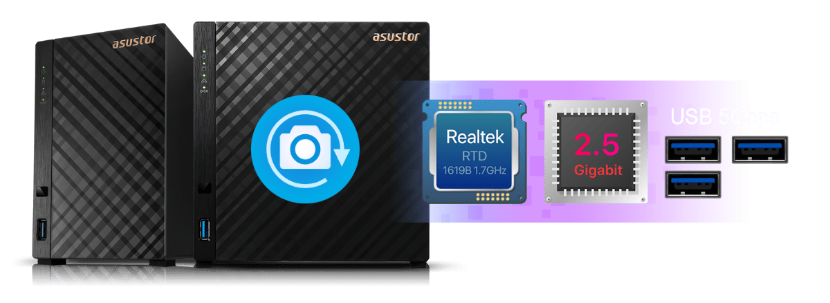 ASUSTOR AS1202T 2BAY TOEWR NAS thumbnail 3