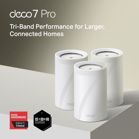 TP-LINK BE14000 三頻 全屋覆蓋 Mesh Wi-Fi 7 路由器 (1-PACK)