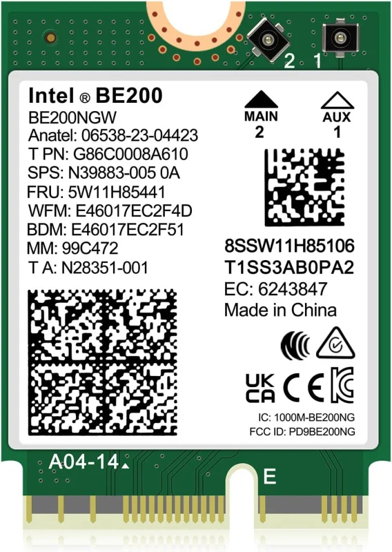 INTEL BE200 WiFi 7 BT 5.4 KIT