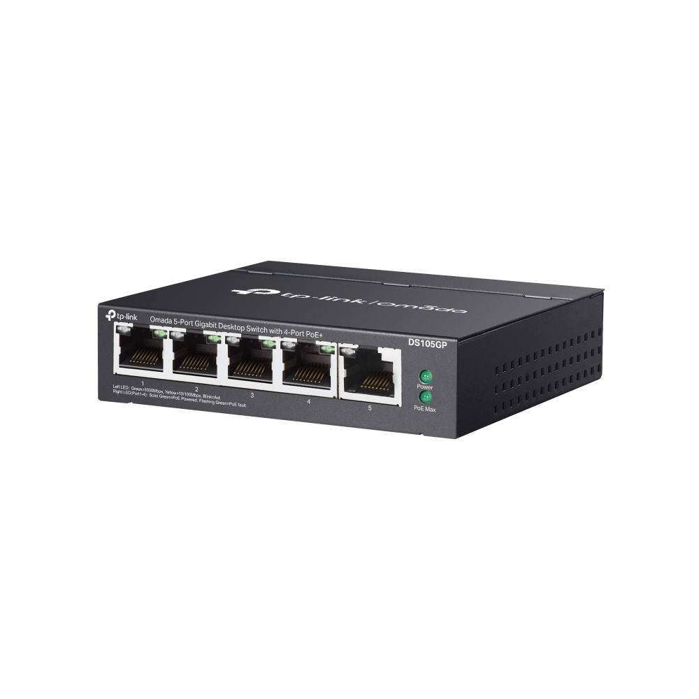 TP-LINK Omanda 5-Port Gigabit Unmanaged Switch W/PoE+ thumbnail 4