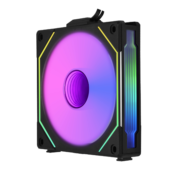 LIAN LI UNI FAN SL INF LCD FLEX 120 REVERSE BLADE*3 BLACK thumbnail 2