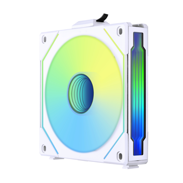 LIAN LI UNI FAN SL INF LCD FLEX 120 REVERSE BLADE*3 WHITE thumbnail 2