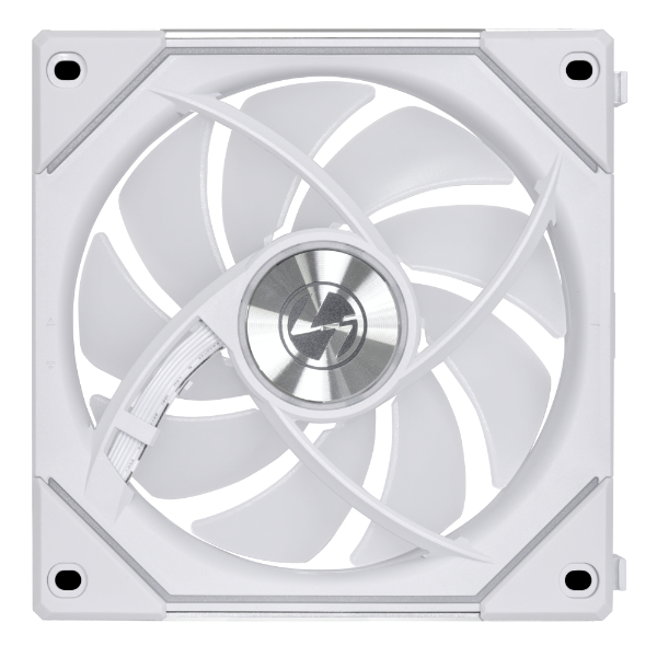 LIAN LI UNI FAN SL INF LCD FLEX 120 REVERSE BLADE*3 WHITE thumbnail 3