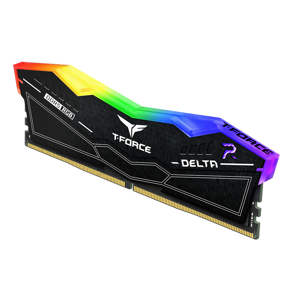 TEAM DELTA RGB 64G(32G*2) DDR5 6000MHz CL38 BLACK thumbnail 2