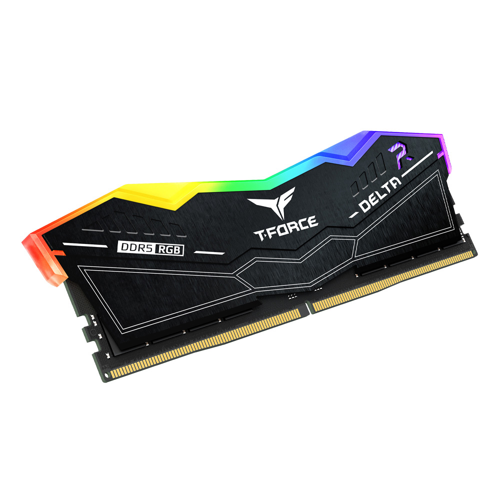 TEAM DELTA RGB 64G(32G*2) DDR5 6000MHz CL38 BLACK thumbnail 3