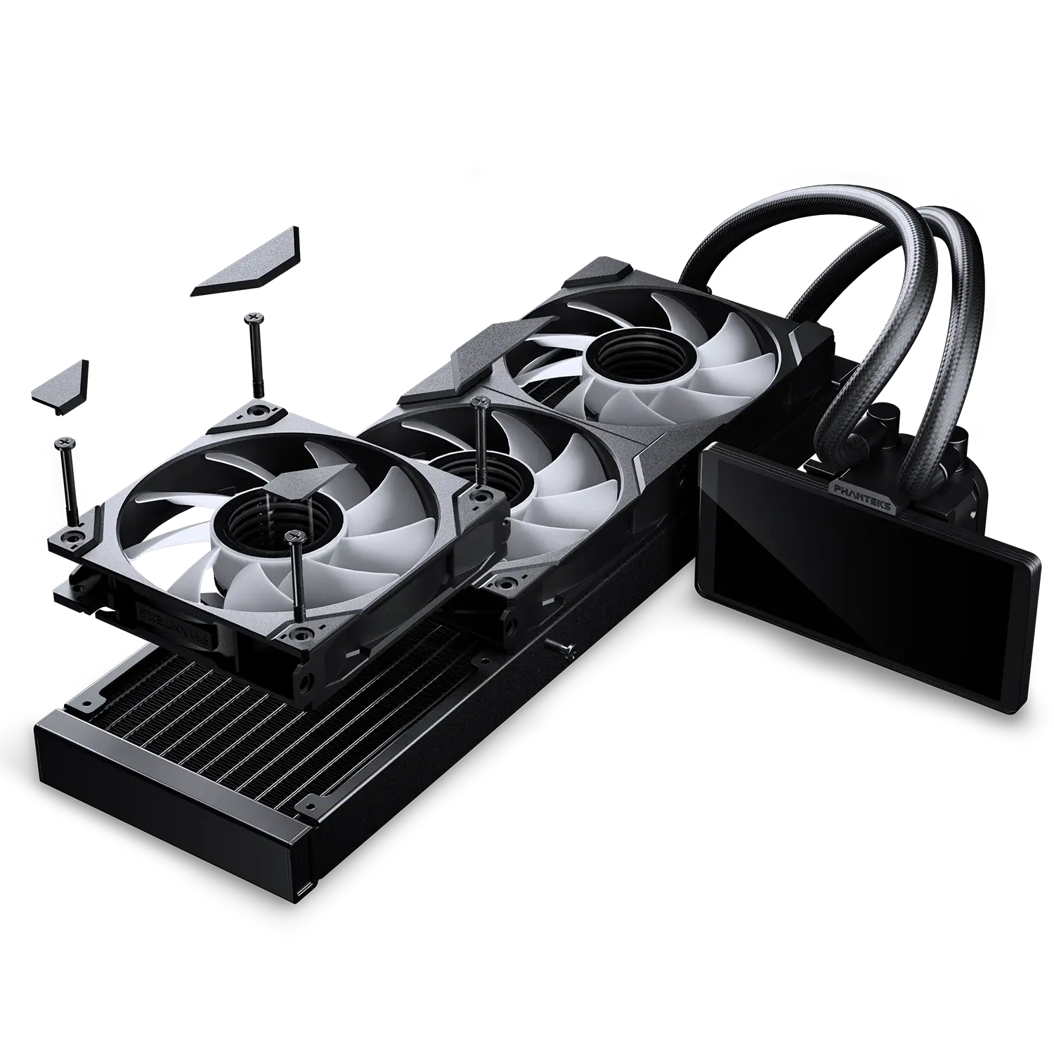 PHANTEKS GLACIER ONE 360M25 G2 LCD DRGB AIO WATERCOOLING BK thumbnail 6